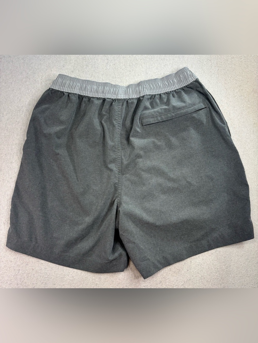 Chubbies Men’s Swim Trunks Gray 5.5” Inseam Unlined Stretch Swim Shorts Size S - Picture 6 of 7